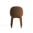 Meila Dining Chair | Terracotta Chenille / Walnut Brown