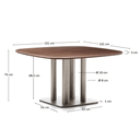 Melvar Square Dining Table