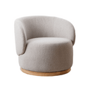 Memora Swivel Armchair | Limestone