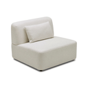 Meza Armchair | Ivory White