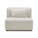 Meza Armchair | Ivory White