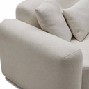 Meza Modular Sofa With Chaise | Ivory White
