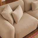 Meza Modular Sofa With Chaise | Biscuit