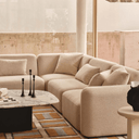 Meza Modular Sofa Corner | Biscuit
