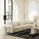 Meza Modular Sofa Corner | Ivory White