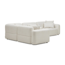 Meza Modular Sofa Corner | Ivory White