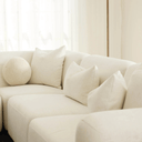 Meza Modular Sofa Corner | Ivory White