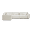Meza Modular Sofa Corner | Ivory White