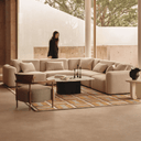 Meza Modular Sofa Corner | Biscuit