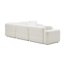 Meza Modular Sofa Corner | Ivory White