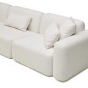 Meza Modular Sofa Corner | Ivory White