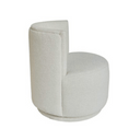 Mini Swivel Chair | Textured Pearl