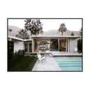 Modernist Poolhouse | Palm Springs Canvas Print