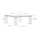 Mondo Square Coffee Table | Ice