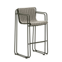 Mori Bar Height Patio Barstool | Ecru