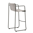 Mori Bar Height Patio Barstool | Ecru