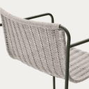 Mori Bar Height Patio Barstool | Ecru