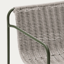 Mori Bar Height Patio Barstool | Ecru