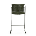 Mori Bar Height Patio Barstool | Green