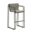 Mori Bar Height Patio Barstool | Green