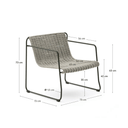 Mori Patio Armchair | Ecru