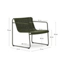 Mori Patio Armchair | Green