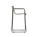 Mori Patio Bench Barstool | Ecru