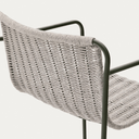 Mori Patio Bench Barstool | Ecru