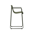 Mori Patio Bench Barstool | Green