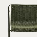 Mori Patio Bench Barstool | Green
