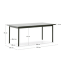 Mori Patio Dining Table | Green