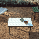 Mori Patio Side Table | Ecru