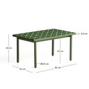 Mori Patio Side Table | Green