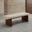 Morrison Bench Seat | Walnut Brown
