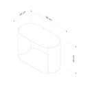 Myles Oblong Side Table