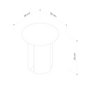Myles Round Side Table