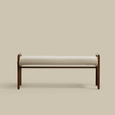 Macaret Bench Seat | Walnut Brown