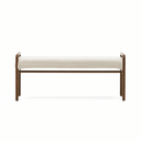 Macaret Bench Seat | Walnut Brown