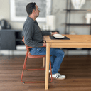 Maddison Dining Chair with Armrest | Terracotta