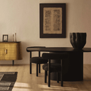 Axor Oval Dining Table | Black Oak