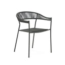 Mavis Stackable Patio Chair | Grey