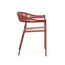 Mavis Stackable Patio Chair | Terracotta