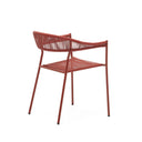 Mavis Stackable Patio Chair | Terracotta