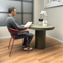 Mavis Stackable Patio Chair | Grey