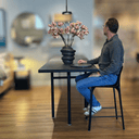 Mizule Bench Barstool | Ultra Beige