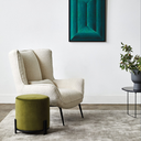Mona Armchair | Ivory Boucle