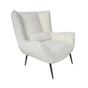 Mona Armchair | Ivory Boucle
