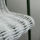 Mori Stackable Patio Chair | Ecru