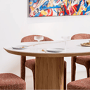 Mosi Ceramic Dining Table | Calacatta  Oro