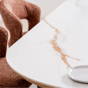 Mosi Ceramic Dining Table | Calacatta  Oro